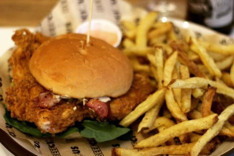 HAMBURGUESA DE POLLO 2.0